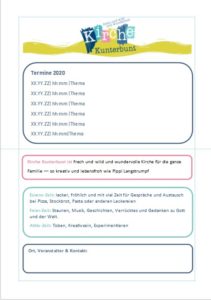 Anpassbarer Flyer